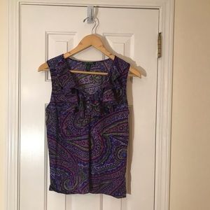 Ralph Lauren purple and green shirt